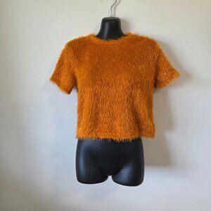 Zara fuzzy t shirt